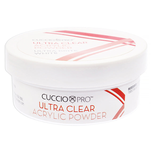 Ultra Clear Acrylic Powder - Clear by Cuccio Pro for Women - 1.6 oz Acrylic Powder