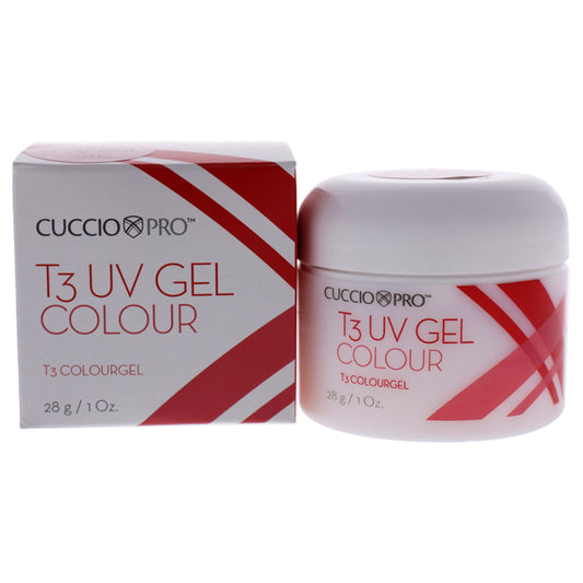 T3 Uv Gel Colour - Opaque Petal Pink by Cuccio Colour for Women - 1 oz Nail Gel
