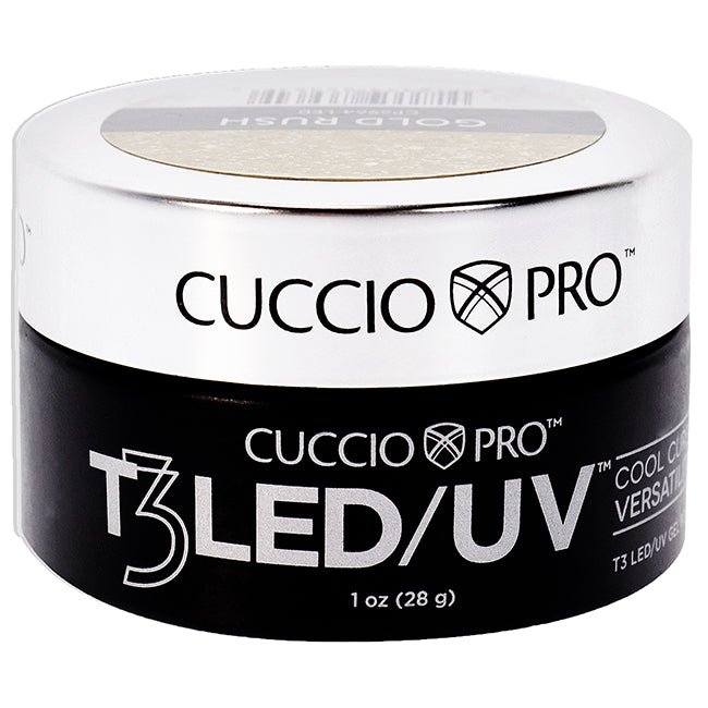 T3 Cool Cure Versatility Gel - Gold Rush by Cuccio Pro for Women - 1 oz Nail Gel