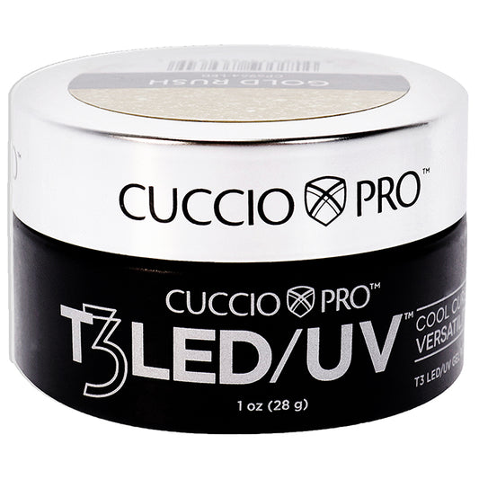 T3 Cool Cure Versatility Gel - Gold Rush by Cuccio Pro for Women - 1 oz Nail Gel