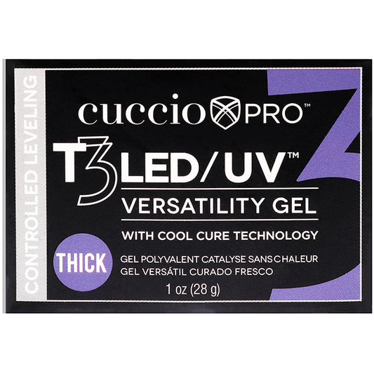 T3 Cool Cure Versatility Gel - Controlled Leveling Opaque Brazillian Blush by Cuccio Pro for Women - 1 oz Nail Gel