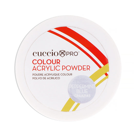 Colour Acrylic Powder - Peppermint Blue by Cuccio PRO for Women - 1.6 oz Acrylic Powder