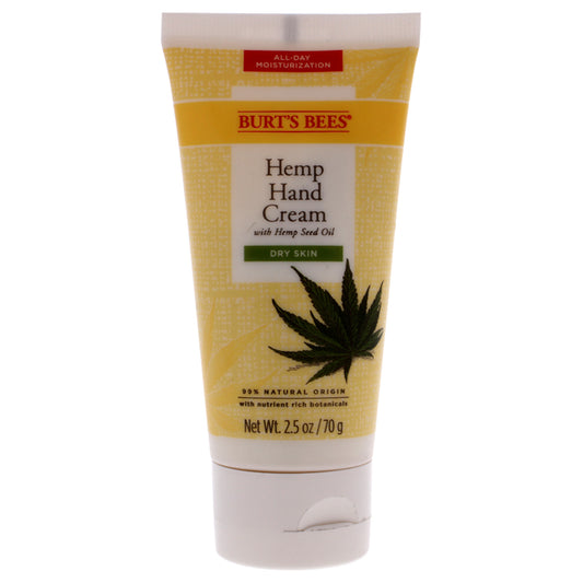 Hemp Hand Cream by Burts Bees for Unisex - 2.5 oz Cream
