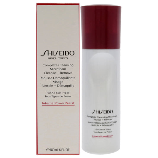 Complete Cleansing Microfoam by Shiseido for Women - 6 oz Foam