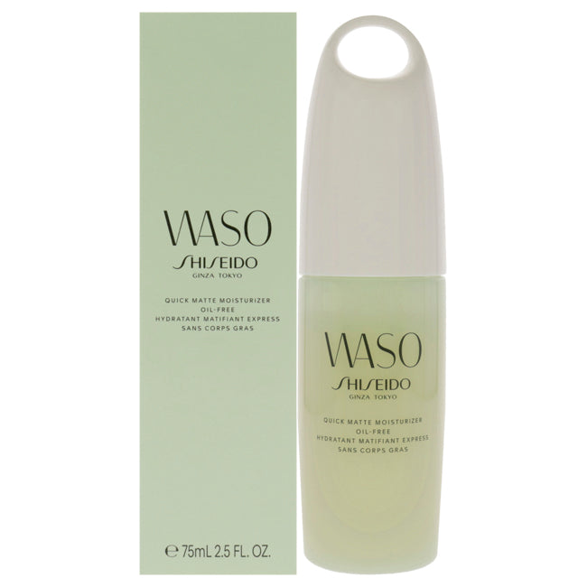 Waso Quick Matte Moisturizer Oil-Free by Shiseido for Women - 2.5 oz Moisturizer