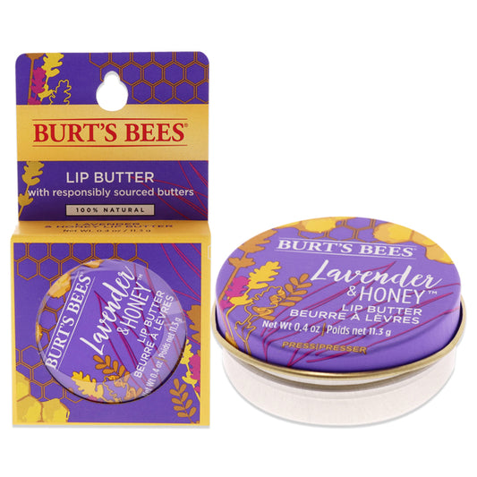 Lavender and Honey Lip Butter Blister by Burts Bees for Unisex - 0.4 oz Lip Balm