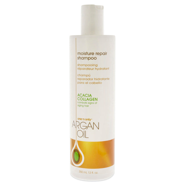 Argan Oil Moisture Repair Shampoo by One n Only for Unisex - 12 oz Shampoo