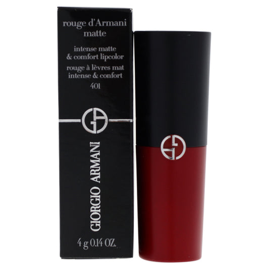 Rouge DArmani Matte Lipcolor - 401 Red Fire by Giorgio Armani for Women - 0.14 oz Lipstick