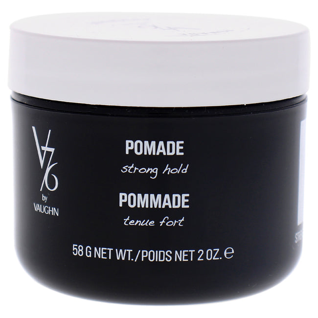 Strong Hold Pomade by V76 by Vaughn for Men - 2 oz Pomade