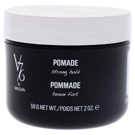 Strong Hold Pomade by V76 by Vaughn for Men - 2 oz Pomade