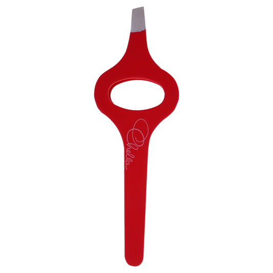 Slanted Tip Tweezers by Chella for Women - 1 Pc Tweezer