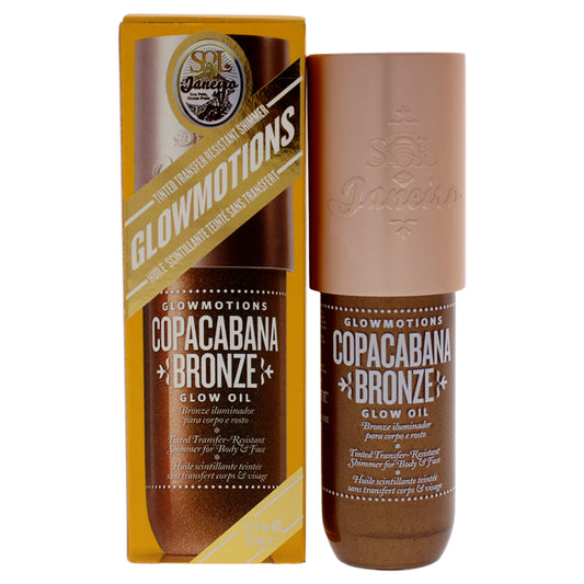 Glowmotions Copacabana Bronze Glow Oil by Sol de Janeiro for Unisex - 2.5 oz Oil