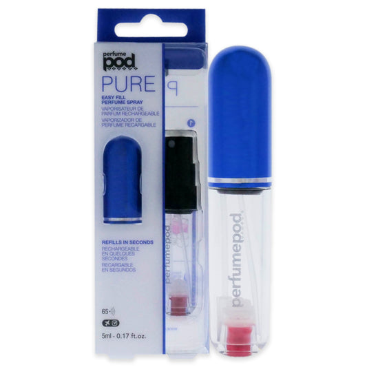 Perfume Pod Pure - Blue by Travalo for Unisex - 0.17 oz Refillable Spray (Empty)