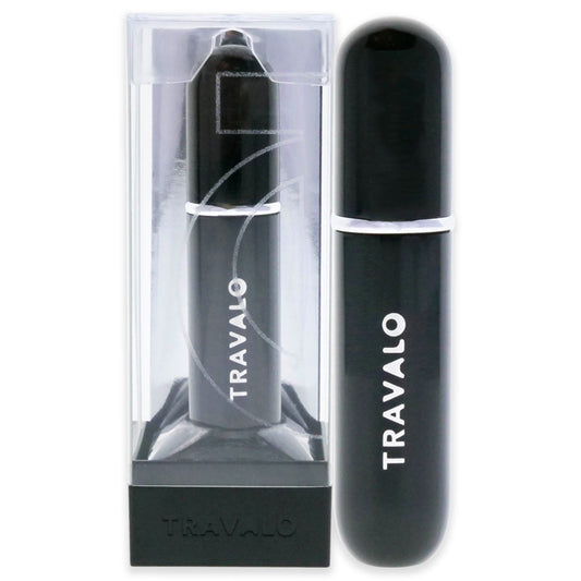 Classic Perfume Atomizer - Black by Travalo for Unisex - 0.17 oz Refillable Spray (Empty)
