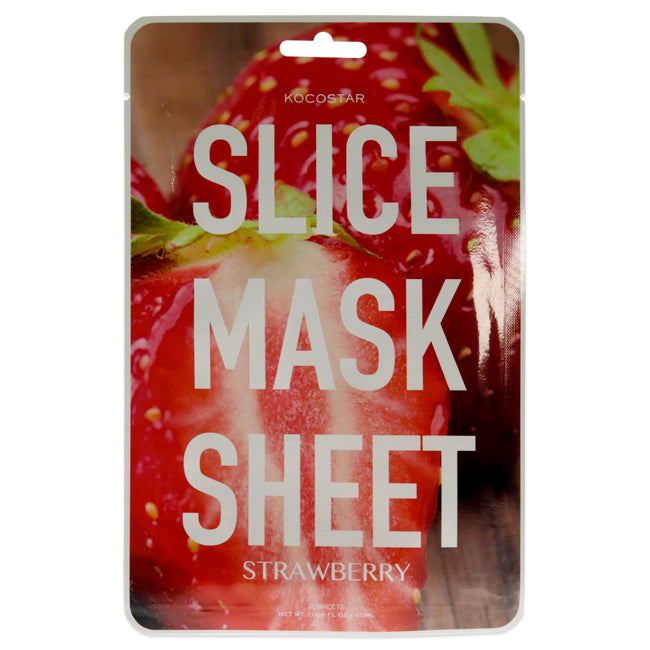 Slice Sheet Mask - Strawberry by Kocostar for Unisex - 1 Pc Mask