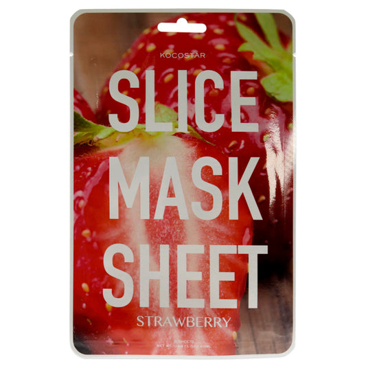 Slice Sheet Mask - Strawberry by Kocostar for Unisex - 1 Pc Mask