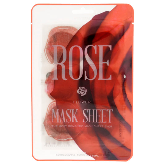 Slice Sheet Mask - Rose Flower by Kocostar for Unisex - 1 Pc Mask