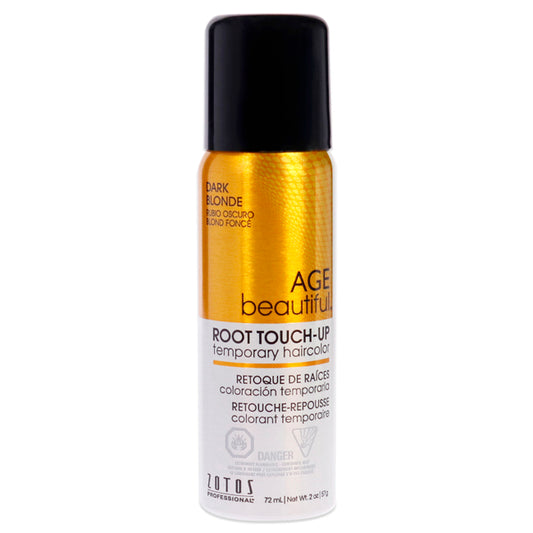 Root Touch Up Temporary Haircolor Spray - Dark Blonde by AGEbeautiful for Unisex - 2 oz Hair Color