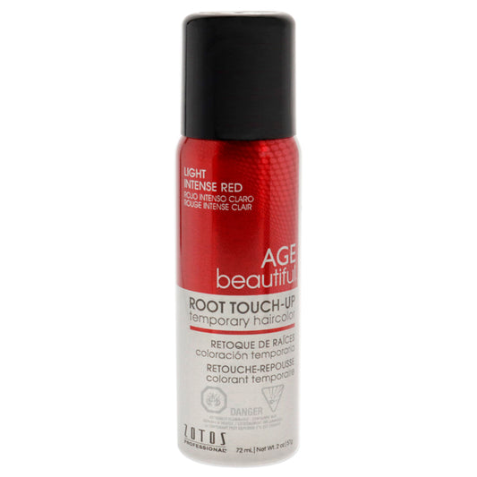 Root Touch Up Temporary Haircolor Spray - Light Intense Red by AGEbeautiful for Unisex - 2 oz Hair Color
