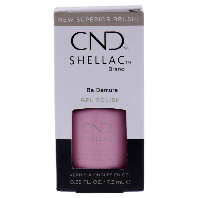 Shellac Nail Color - Be Demure by CND for Women - 0.25 oz Nail Polish