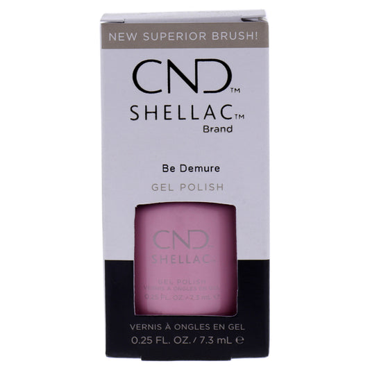 Shellac Nail Color - Be Demure by CND for Women - 0.25 oz Nail Polish