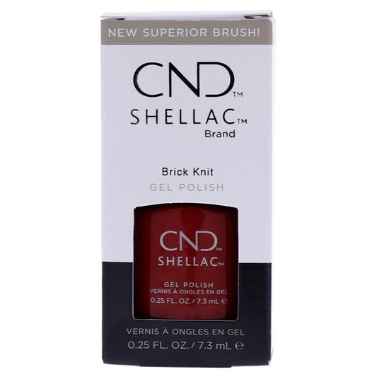 Shellac Nail Color - Brick Knit by CND for Women - 0.25 oz Nail Polish