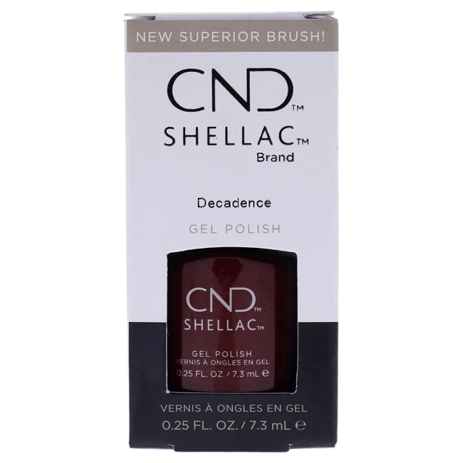 Shellac Nail Color - Decadence by CND for Women - 0.25 oz Nail Polish
