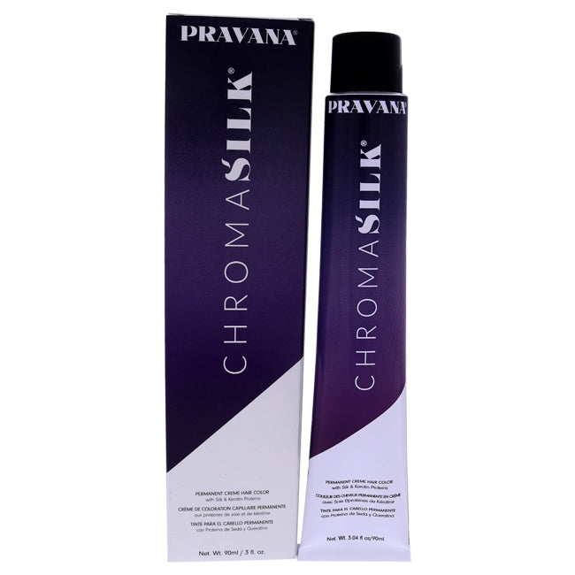 ChromaSilk Creme Hair Color - 4.52 Mahogany Beige Brown by Pravana for Unisex - 3 oz Hair Color