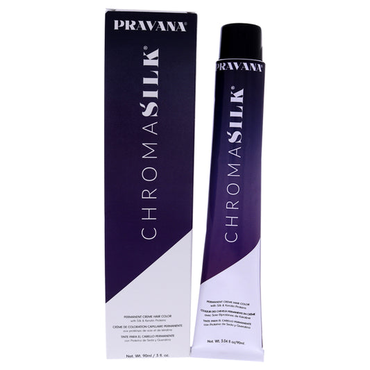 ChromaSilk Creme Hair Color - 6.64 Dark Red Copper Blonde by Pravana for Unisex - 3 oz Hair Color