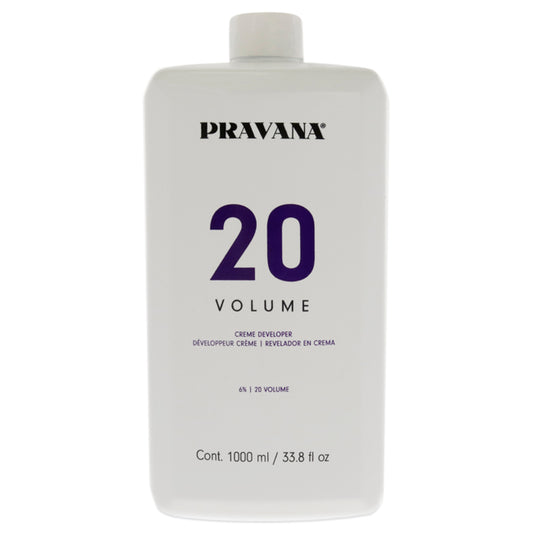 Creme Developer 20 Volume by Pravana for Unisex - 33.8 oz Treatment