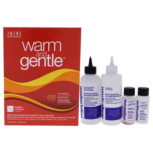 Warm and Gentle Extra Body Permanent by Zotos for Unisex - 1 Application Treatment