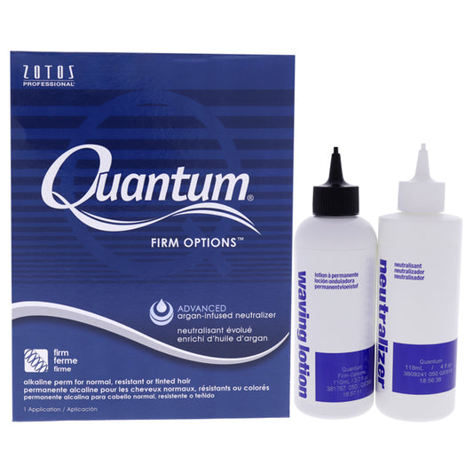 Quantum Firm Options Alkaline Permanent by Zotos for Unisex - 1 Application Treatment