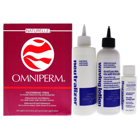 Omniperm One Formula Exothermic Perm by Zotos for Unisex - 1 Application Treatment