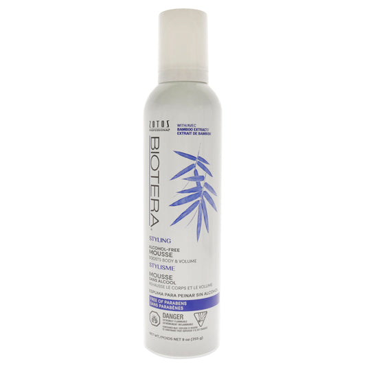 Styling Alcohol-Free Mousse by Biotera for Unisex - 9 oz Mousse