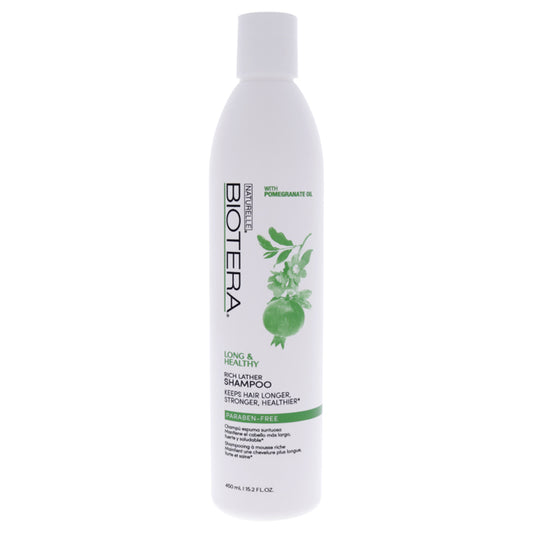 Long and Healthy Shampoo by Biotera for Unisex - 15.2 oz Shampoo