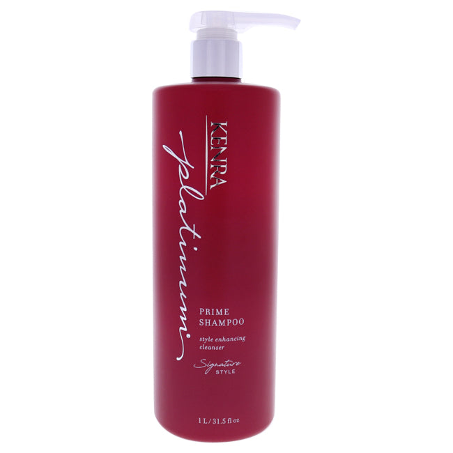 Platinun Signature Style Prime Shampoo by Kenra for Unisex - 31.5 oz Shampoo