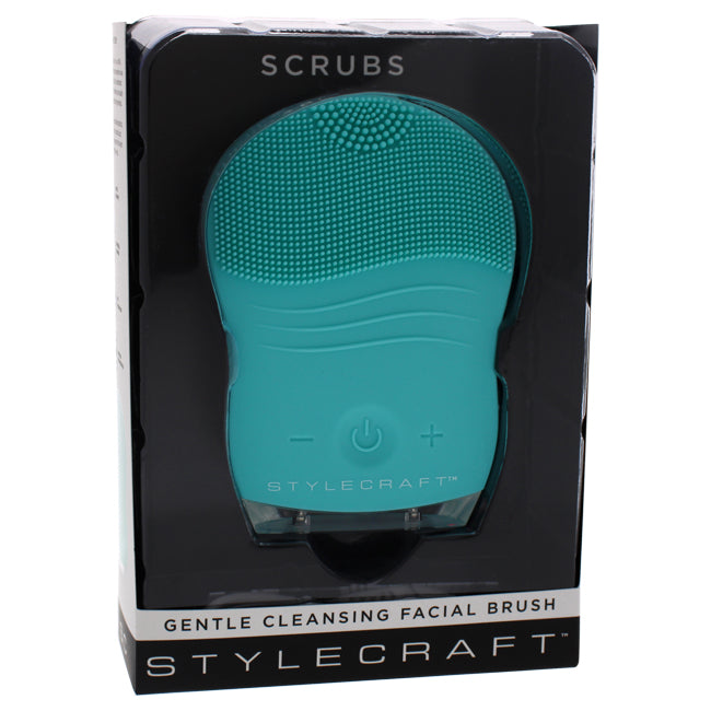 Scrubs Gentle Cleansing Facial Brush - Aquamarine by StyleCraft for Unisex - 1 Pc Brush
