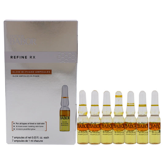 Doctor Babor Refine RX Glow Bi-Phase Ampoules by Babor for Women - 7 x 1 ml Treatment