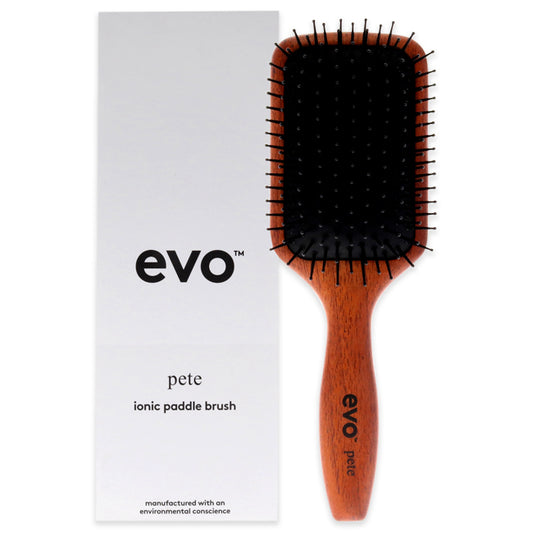 Pete Ionic Paddle Brush by Evo for Unisex - 1 Pc Brush