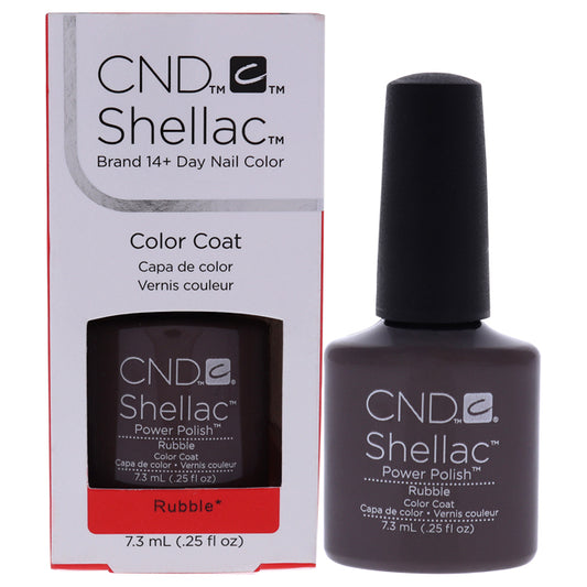Shellac Nail Color - Rubble by CND for Women - 0.25 oz Nail Polish