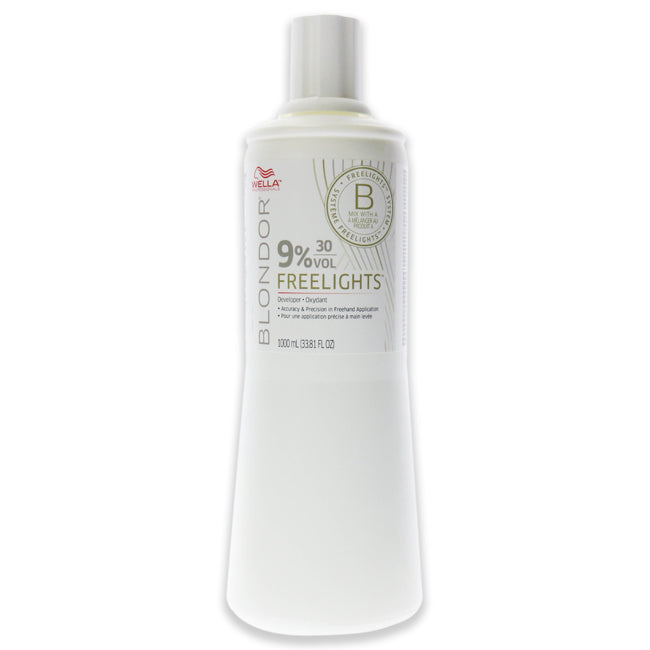 Blondor Freelights Developer 09 Percent 30 Vol by Wella for Unisex - 33.8 oz Lightener