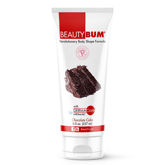 BeautyBum Anti Cellulite Cream - Chocolate Cake by BeautyFit for Women - 8 oz Cream