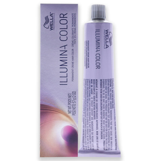 Illumina Color Permanent Creme Hair Color - Opal-Essence Chrome Olive by Wella for Unisex - 2 oz Hair Color
