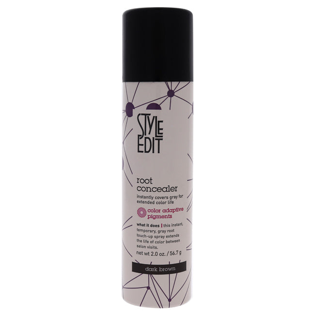 Root Concealer Touch Up Spray - Dark Brown by Style Edit for Unisex - 2 oz Hair Color