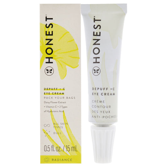Depuff Plus C Eye Cream by Honest for Women - 0.5 oz Cream