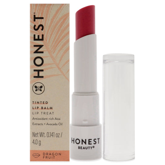 Tinted Lip Balm - Dragon Fruit by Honest for Women - 0.141 oz Lip Balm