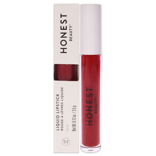 Liquid Lipstick - Love by Honest for Women - 0.12 oz Lipstick