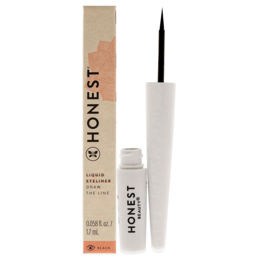 Liquid Eyeliner - Black by Honest for Women - 0.058 oz Eyeliner