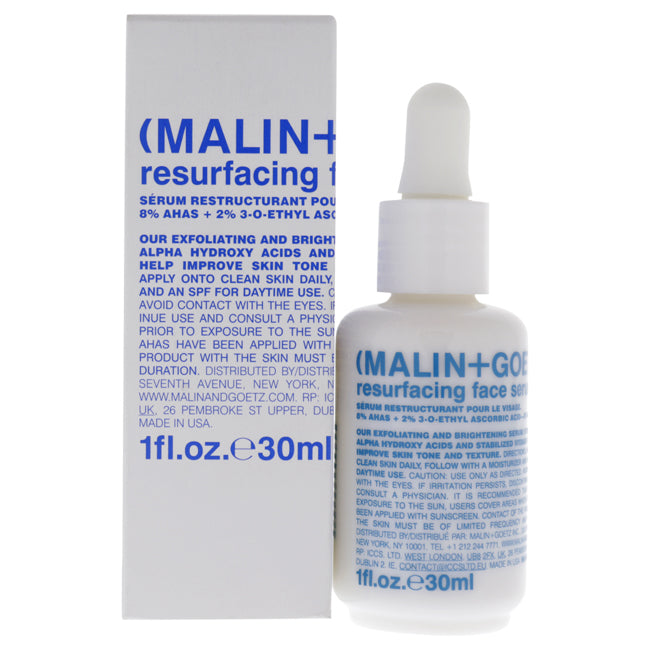 Resurfacing Face Serum by Malin + Goetz for Unisex - 1 oz Serum