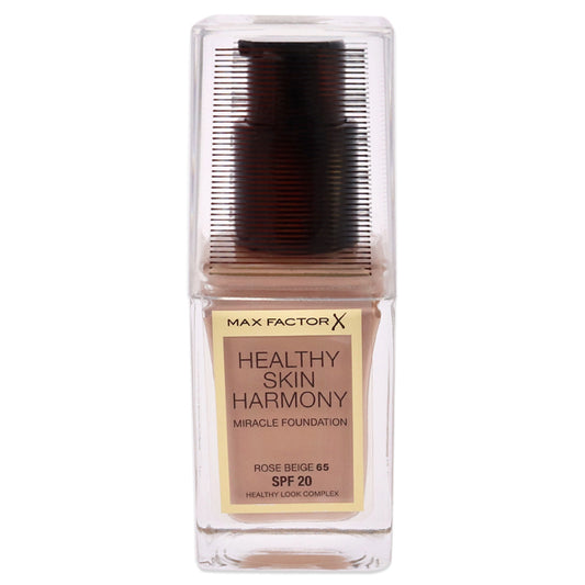 Healthy Skin Harmony Miracle Foundation SPF 20 - 65 Rose Beige by Max Factor for Women - 1 oz Foundation